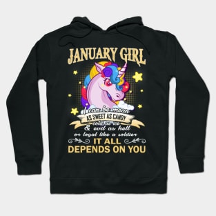 JANUARY - UNICORN GIRL Hoodie